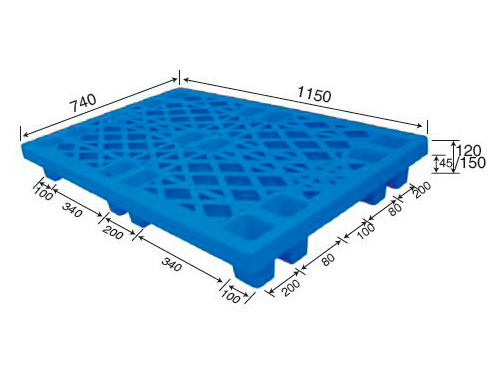 11574網(wǎng)格輕型塑料托盤(pán)